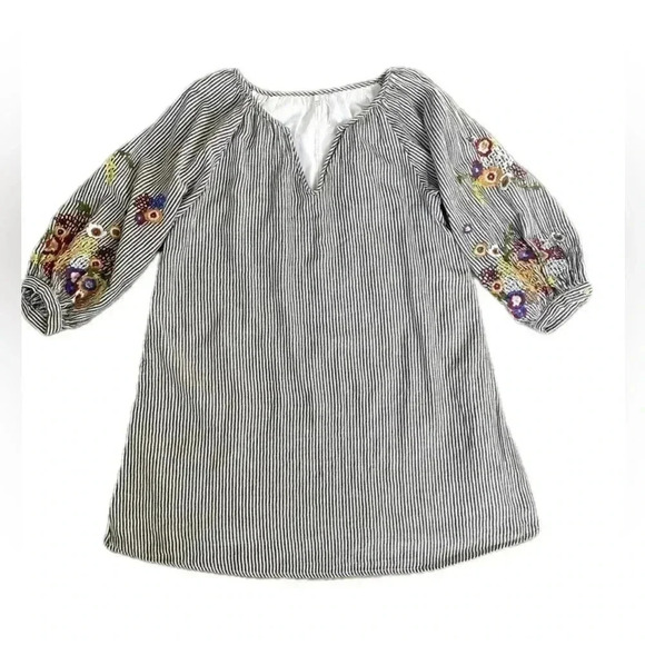 Anthropologie Feather and Bone dress- Gray -size small - Picture 2 of 6